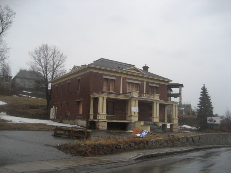 La maison Audette, en instance de démolition, avril 2014