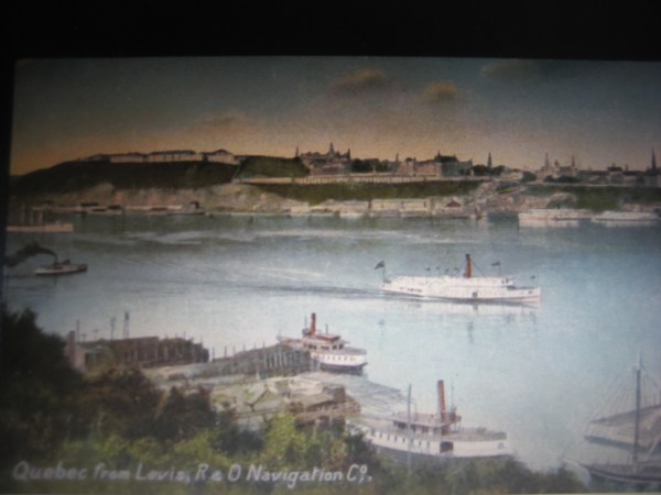 Vers 1905, Québec et l'activité maritime sur le Saint-Laurent