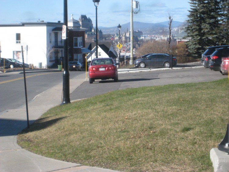 L'entrée sud du quartier Vieux-Lévis, 24 novembre 2015